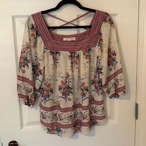 Vintage floral top